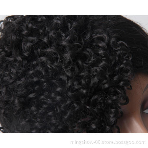 Wholesale  best quality synthetic curly wig  heat resistant